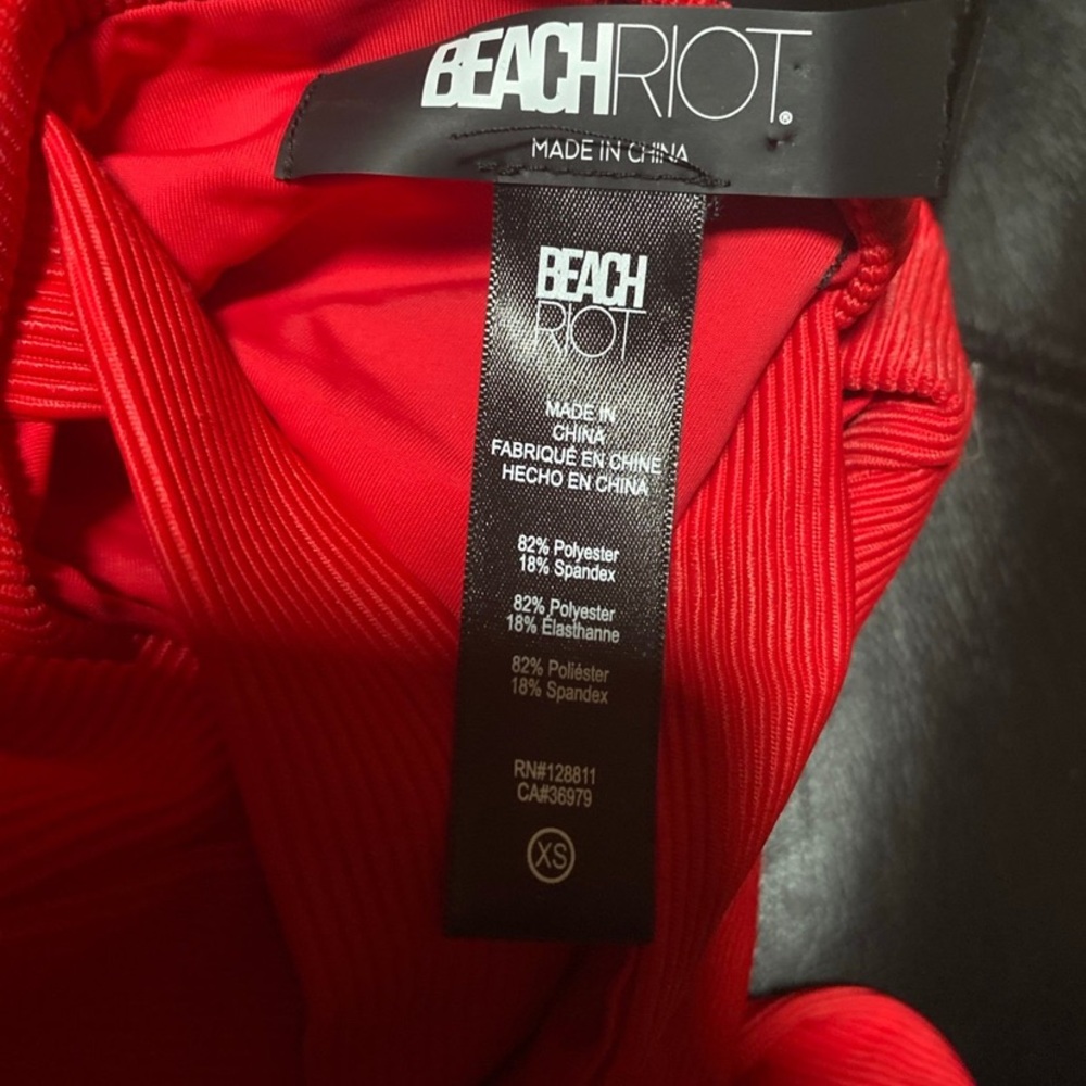 Beach Riot Kids Swimwear in Vibrant Red